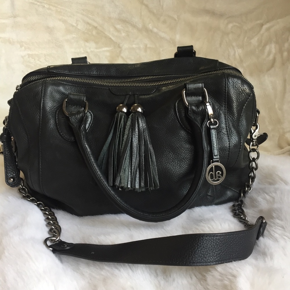 Audrey Brook Purse Bag Leather Black💕🎉💕